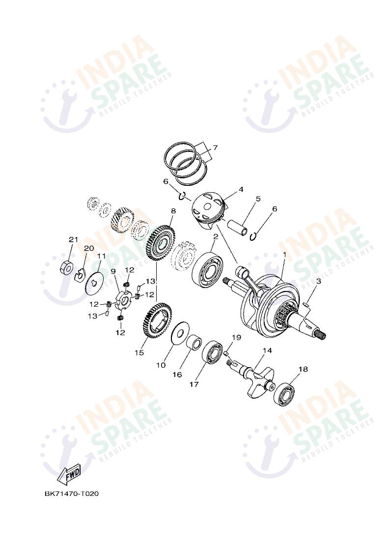 CRANKSHAFT & PISTON